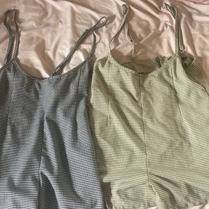 Two forever 21 rompers